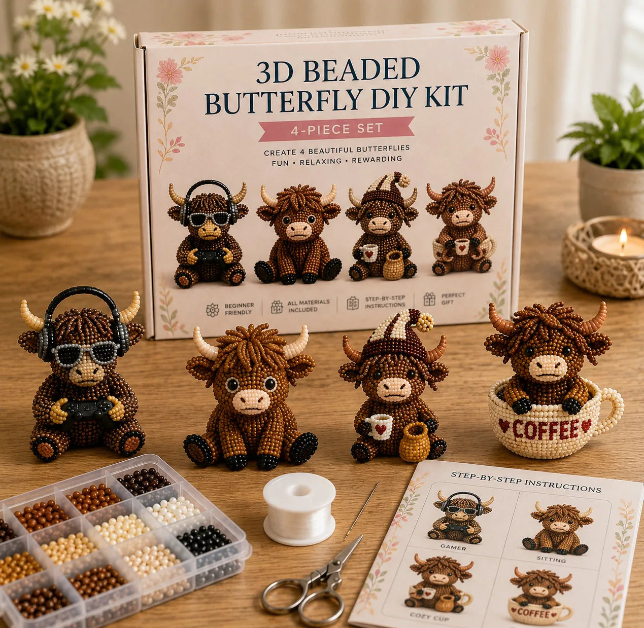 3D Beaded DIY Kit