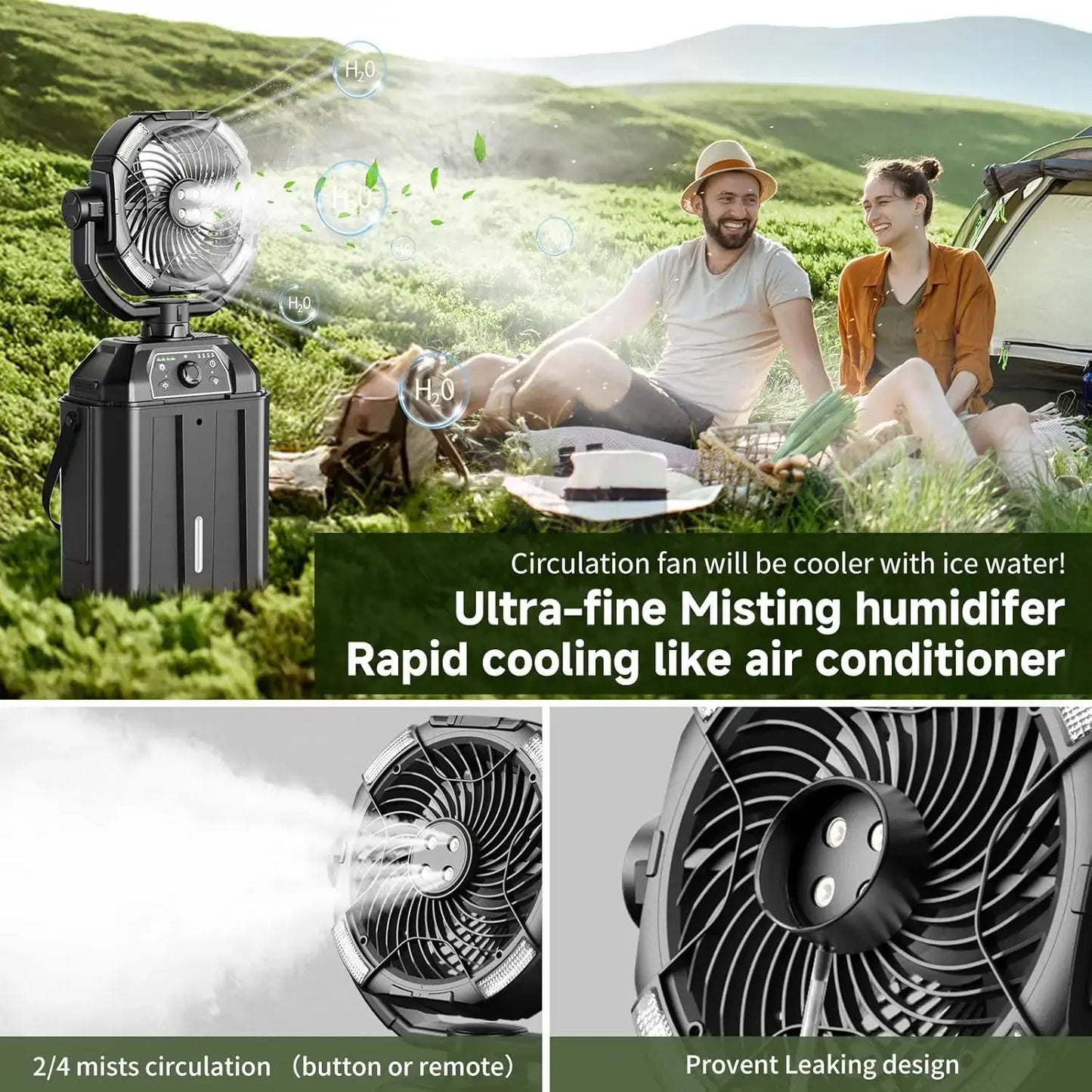 Atomizing Cooling Circulating Fan
