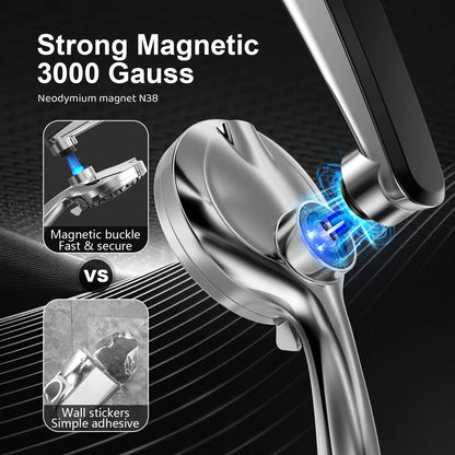 🔥 High Pressure Dual Rain Shower Head Combo – 3-Mode Handheld & Rainfall System | No Drill Installation | Luxury Bathroom Upgrade
