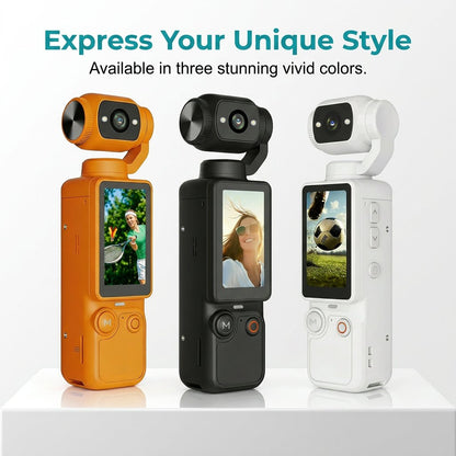 Xtra Muse™ Pro — 2.5K AI Pocket Camera with 180° Rotating Lens