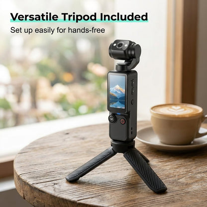 Xtra Muse™ Pro — 2.5K AI Pocket Camera with 180° Rotating Lens